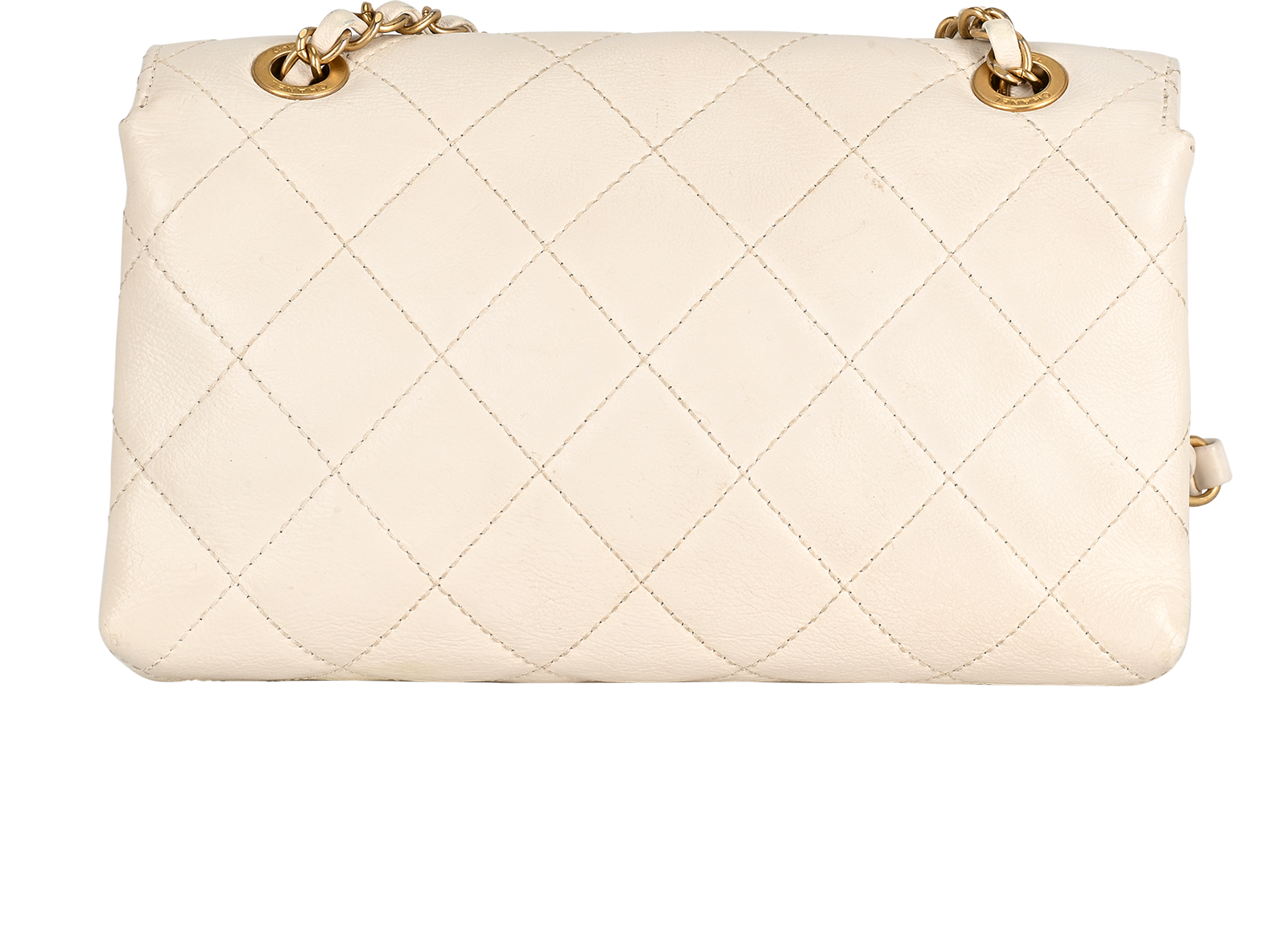 Enchained Flap Crossbody, &pound;2,500, Handbags, White, Leather, Back view